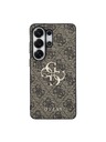 Guess Guess PU 4G Metal Logo Zadnja Futrola za Samsung Galaxy S26 Ultra Brown