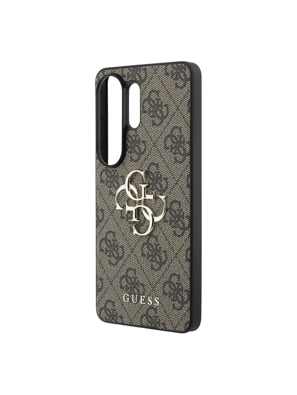 Guess Guess PU 4G Metal Logo Zadnja Futrola za Samsung Galaxy S26 Ultra Brown