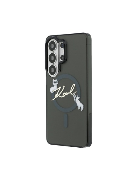 Karl Lagerfeld Karl Lagerfeld IML Choupette Karl Script Logo Magnetic Zadnja Futrola za Samsung Galaxy S26 Ultra Black