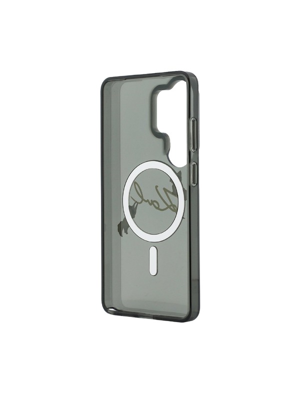 Karl Lagerfeld Karl Lagerfeld IML Choupette Karl Script Logo Magnetic Zadnja Futrola za Samsung Galaxy S26 Ultra Black