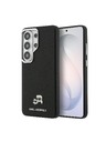 Karl Lagerfeld Karl Lagerfeld Grained PU Leather K&CH Heads Magnetic Stražnji Poklopac za Samsung Galaxy S26 Ultra Black