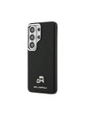 Karl Lagerfeld Karl Lagerfeld Grained PU Leather K&CH Heads Magnetic Stražnji Poklopac za Samsung Galaxy S26 Ultra Black