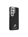 Karl Lagerfeld Karl Lagerfeld Grained PU Leather K&CH Heads Magnetic Stražnji Poklopac za Samsung Galaxy S26 Ultra Black