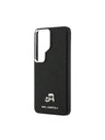 Karl Lagerfeld Karl Lagerfeld Grained PU Leather K&CH Heads Magnetic Stražnji Poklopac za Samsung Galaxy S26 Ultra Black