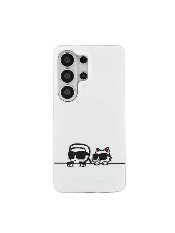 Karl Lagerfeld Karl Lagerfeld IML K&CH Peekaboo Logo Magnetic Stražnji Poklopac za Samsung Galaxy S26 Ultra White
