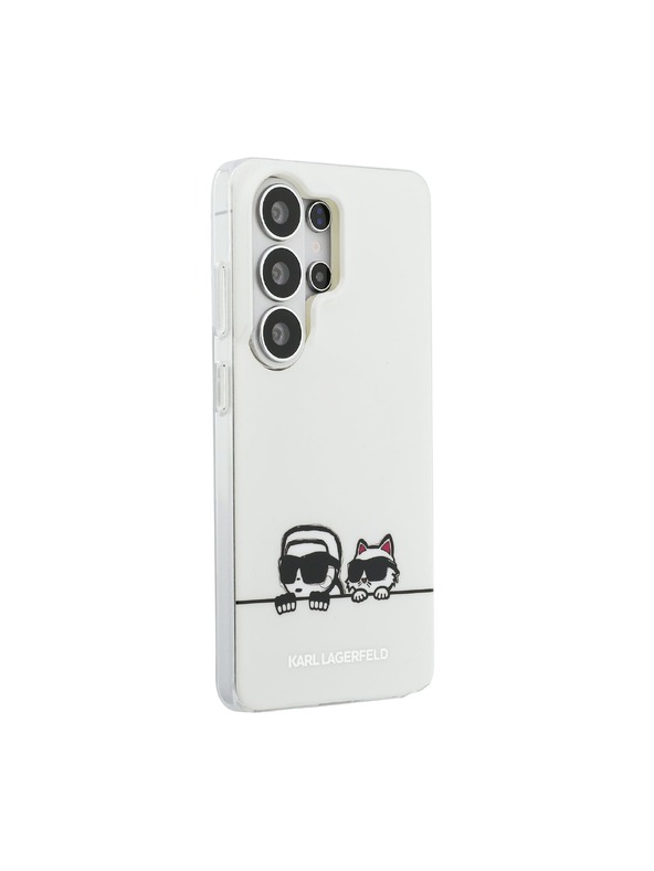 Karl Lagerfeld Karl Lagerfeld IML K&CH Peekaboo Logo Magnetic Stražnji Poklopac za Samsung Galaxy S26 Ultra White