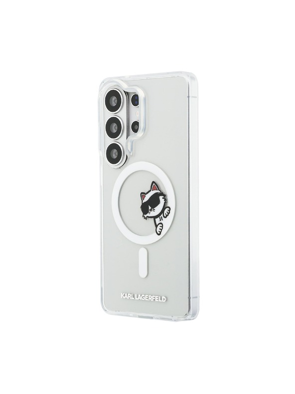 Karl Lagerfeld Karl Lagerfeld IML Choupette Peekaboo Logo Magnetic Stražnji Poklopac za Samsung Galaxy S26 Ultra Transparent
