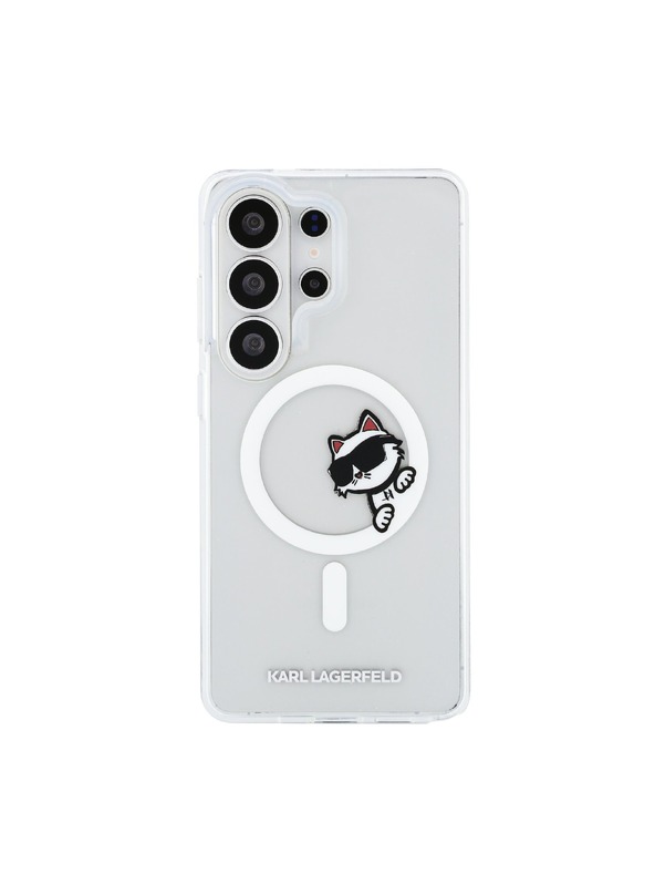Karl Lagerfeld Karl Lagerfeld IML Choupette Peekaboo Logo Magnetic Stražnji Poklopac za Samsung Galaxy S26 Ultra Transparent