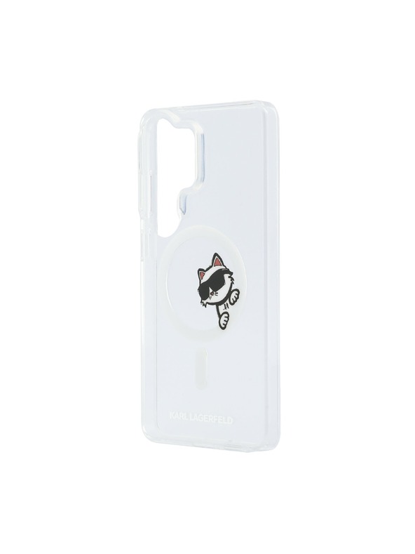 Karl Lagerfeld Karl Lagerfeld IML Choupette Peekaboo Logo Magnetic Stražnji Poklopac za Samsung Galaxy S26 Ultra Transparent