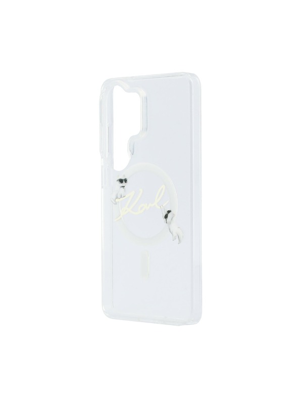 Karl Lagerfeld Karl Lagerfeld IML Choupette Karl Script Logo Magnetic Stražnji Poklopac za Samsung Galaxy S26 Ultra Transparent