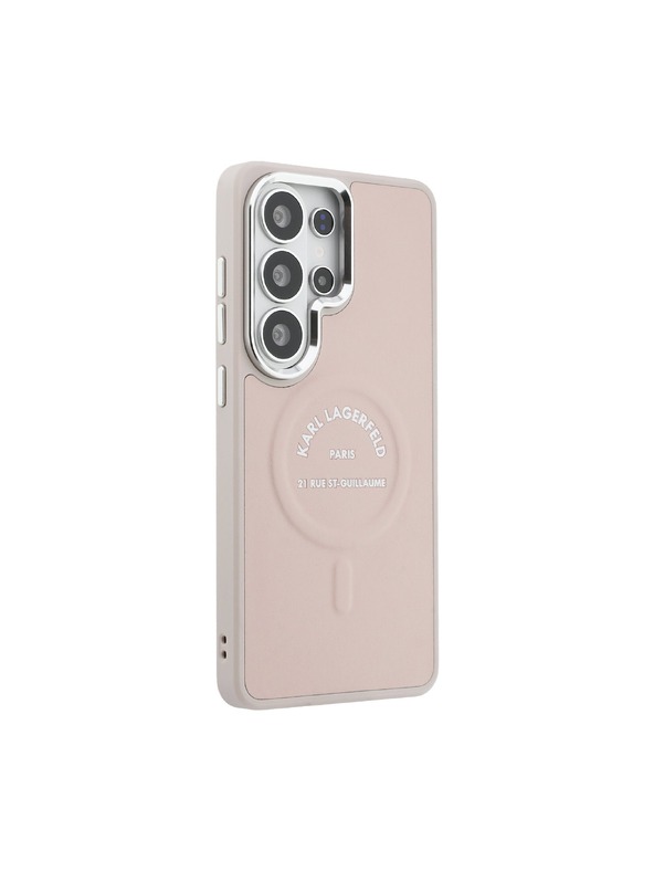 Karl Lagerfeld Karl Lagerfeld PU RSG Logo Magnetic Stražnji Poklopac za Samsung Galaxy S26 Ultra Pink