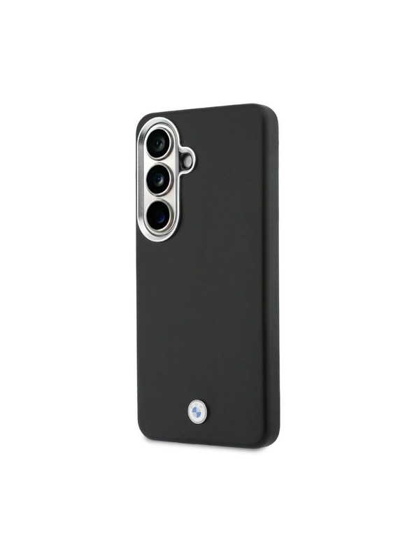 BMW BMW Signature PU Leather Metal Logo Magnetic Stražnji poklopac za Samsung Galaxy S26+ Black