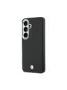 BMW BMW Signature PU Leather Metal Logo Magnetic Stražnji poklopac za Samsung Galaxy S26+ Black