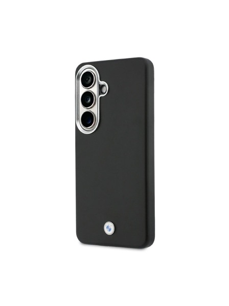BMW BMW Signature PU Leather Metal Logo Magnetic Stražnji poklopac za Samsung Galaxy S26+ Black