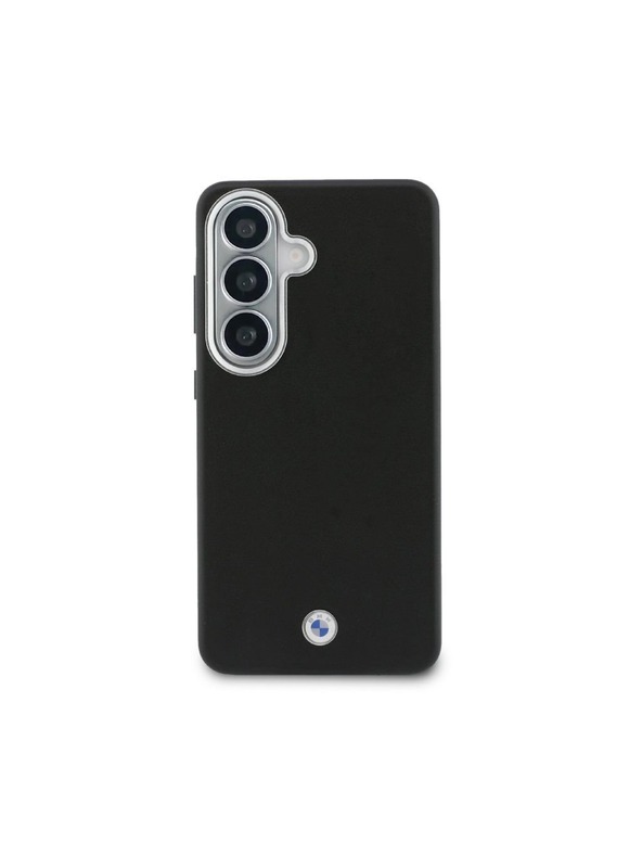 BMW BMW Signature PU Leather Metal Logo Magnetic Stražnji poklopac za Samsung Galaxy S26+ Black