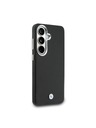 BMW BMW Signature PU Leather Metal Logo Magnetic Stražnji poklopac za Samsung Galaxy S26+ Black