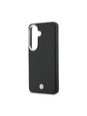 BMW BMW Signature PU Leather Metal Logo Magnetic Stražnji poklopac za Samsung Galaxy S26+ Black
