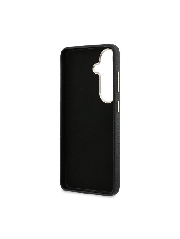 Guess Guess PU Grained 4G Resin Metal Logo Stražnji Poklopac za Samsung Galaxy S26+ Black