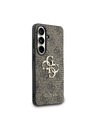 Guess Guess PU 4G Metal Logo Stražnji Poklopac za Samsung Galaxy S26+ Brown