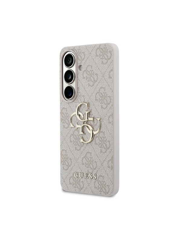 Guess Guess PU 4G Metal Logo Stražnji Poklopac za Samsung Galaxy S26+ Pink