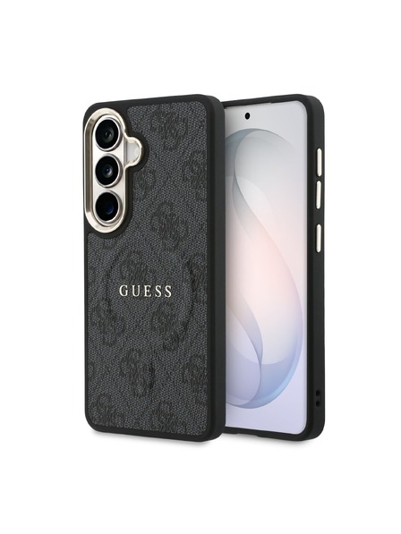 Guess Guess PU Leather 4G Gold Frame Magnetic Stražnji Poklopac za Samsung Galaxy S26+ Black