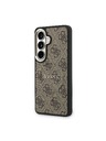 Guess Guess PU Leather 4G Gold Frame Magnetic Stražnji Poklopac za Samsung Galaxy S26+ Brown