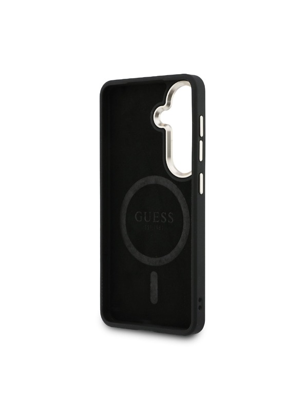 Guess Guess PU Leather 4G Gold Frame Magnetic Stražnji Poklopac za Samsung Galaxy S26+ Brown