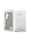 Guess Guess PU Leather 4G Gold Frame Magnetic Stražnji Poklopac za Samsung Galaxy S26+ Brown