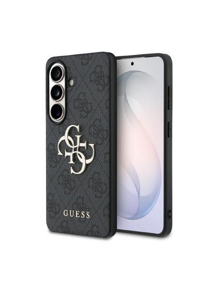 Guess Guess PU 4G Metal Logo Stražnji Poklopac za Samsung Galaxy S26+ Grey