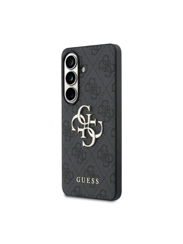 Guess Guess PU 4G Metal Logo Stražnji Poklopac za Samsung Galaxy S26+ Grey