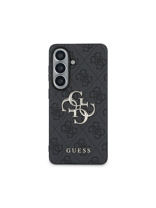 Guess Guess PU 4G Metal Logo Stražnji Poklopac za Samsung Galaxy S26+ Grey