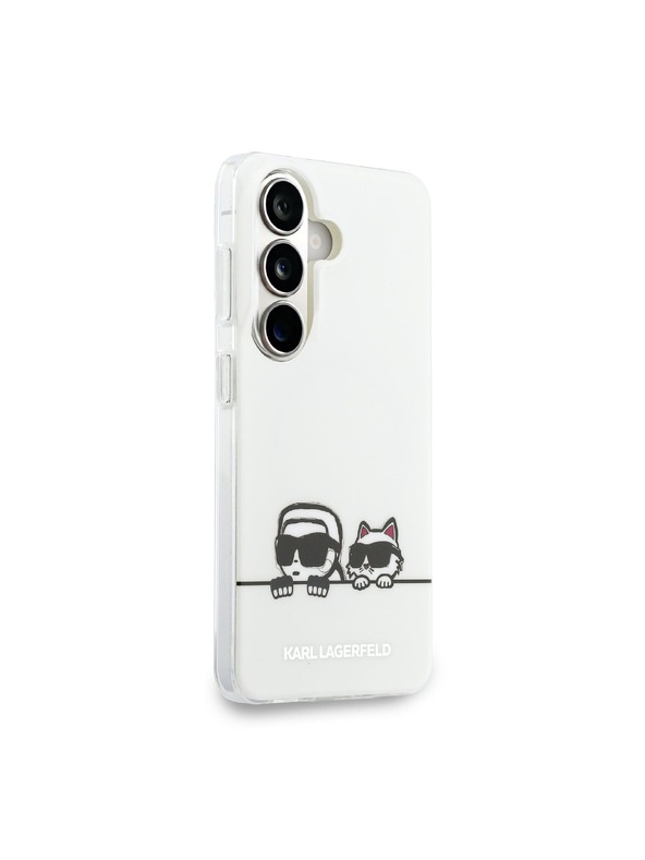 Karl Lagerfeld Karl Lagerfeld IML K&CH Peekaboo Logo Magnetic Stražnji Poklopac za Samsung Galaxy S26+ White