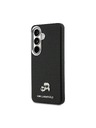 Karl Lagerfeld Karl Lagerfeld Grained PU Leather K&CH Heads Magnetic Stražnji Poklopac za Samsung Galaxy S26+ Black