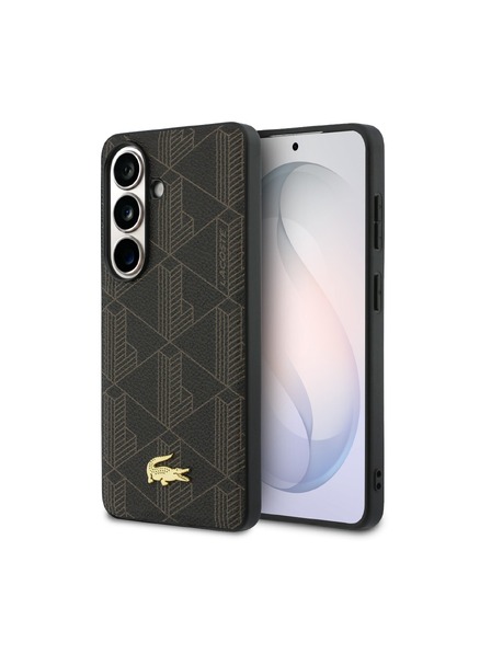 Lacoste Lacoste PVC Blend Monogram Gold Logo Magnetic Stražnji Poklopac za Samsung Galaxy S26+ Brown
