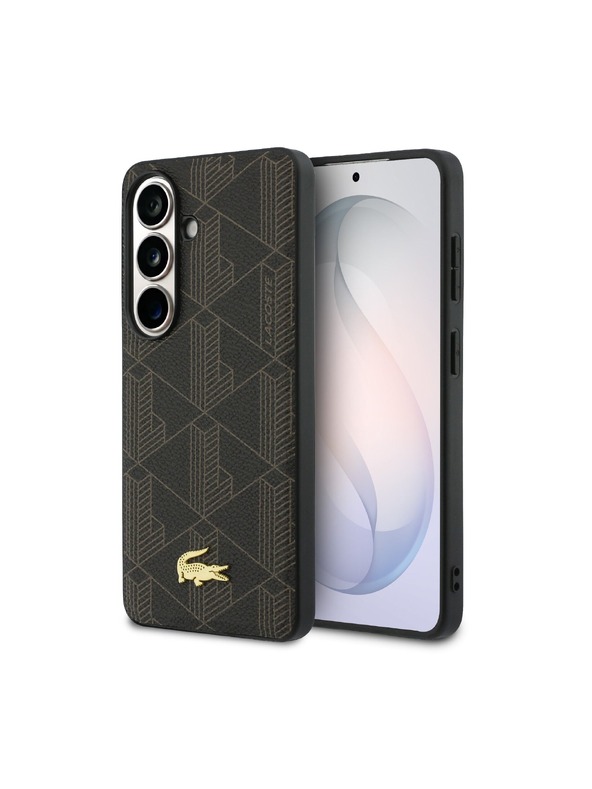 Lacoste Lacoste PVC Blend Monogram Gold Logo Magnetic Stražnji Poklopac za Samsung Galaxy S26+ Brown