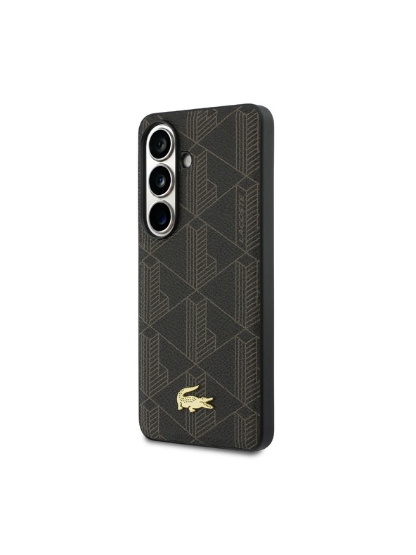 Lacoste Lacoste PVC Blend Monogram Gold Logo Magnetic Stražnji Poklopac za Samsung Galaxy S26+ Brown