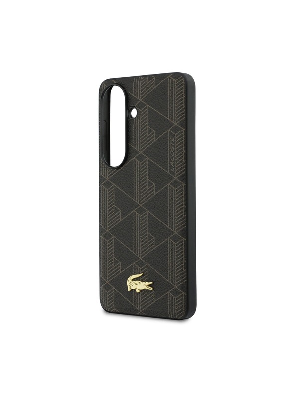 Lacoste Lacoste PVC Blend Monogram Gold Logo Magnetic Stražnji Poklopac za Samsung Galaxy S26+ Brown