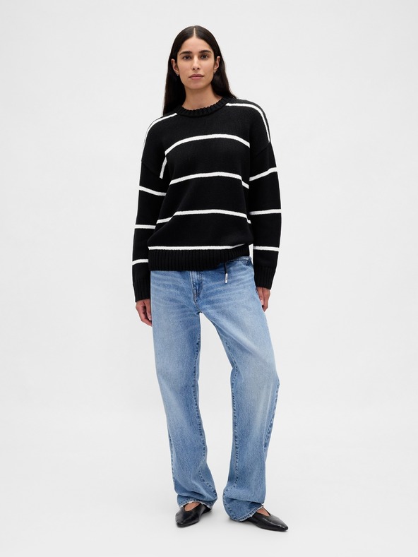 GAP Oversize pamučni džemper GAP