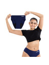 WUKA Djevojačke menstrualne gaćice Wuka Stretch Seamless Heavy flow bez šavova plave