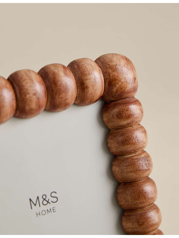 Marks & Spencer Fotoramka Bobbin, 13 × 18 cm Marks & Spencer bež