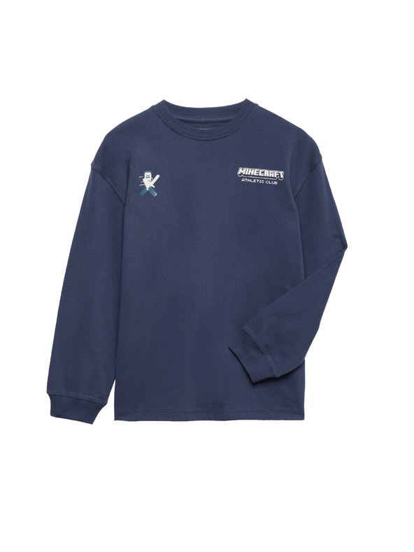 Marks & Spencer Top od čistog pamuka sa motivom Minecraft™ (6–16 godina) Marks & Spencer mornarica plava
