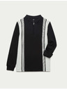 Marks & Spencer Polo majica s dugim rukavima od čistog pamuka (2-16 godina) Marks & Spencer crna