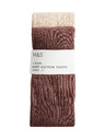 Marks & Spencer Komplet 2 para čarapa s rebrima i visokim udjelom pamuka (2–14 godina) Marks & Spencer krem