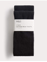 Marks & Spencer Školske čarape s visokim udjelom pamuka (2–16 godina), 2 kom u pakiranju Marks & Spencer crna