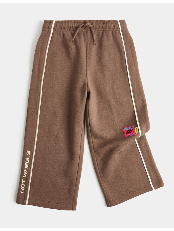Marks & Spencer Trenerke sa širokima nogavicama s motivom Hot Wheels™, s visokim udjelom pamuka (2–8 godina) Marks & Spencer smeđa