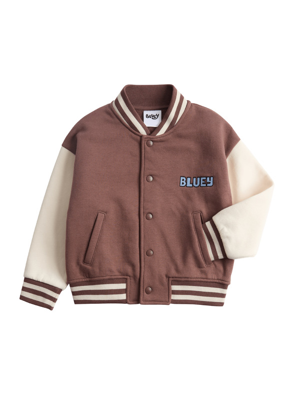 Marks & Spencer Bomber jakna s motivom Bluey™ i visokim udjelom pamuka (2–8 godina) Marks & Spencer smeđa
