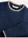 Marks & Spencer Pleteni pulover s okruglim izrezom (2–10 godina) Marks & Spencer mornarsko plava