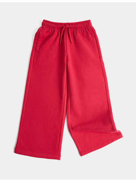 Marks & Spencer Široke hlače za vježbanje s visokim udjelom pamuka (2–8 godina) Marks & Spencer crvena