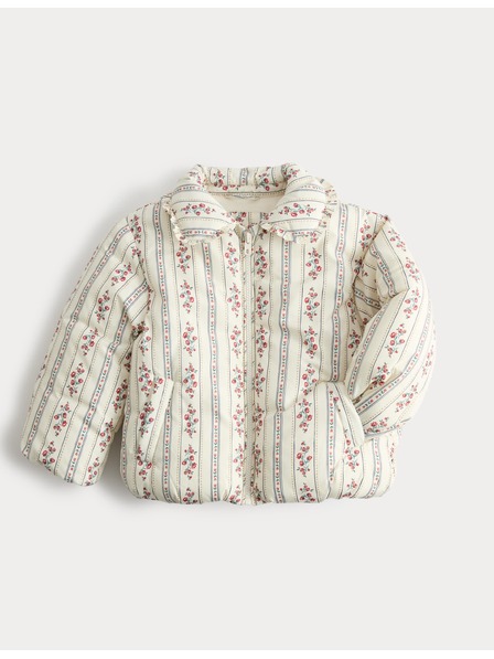 Marks & Spencer Cvjetna stepena jakna (2–8 godina) Marks & Spencer krem