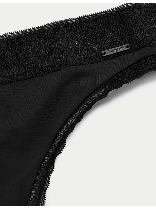 Marks & Spencer Tanga Boston od mikrofibre Marks & Spencer crna